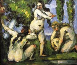 Paul Cezanne Three Bathers